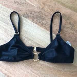 Solid & Striped Bikini Top Small